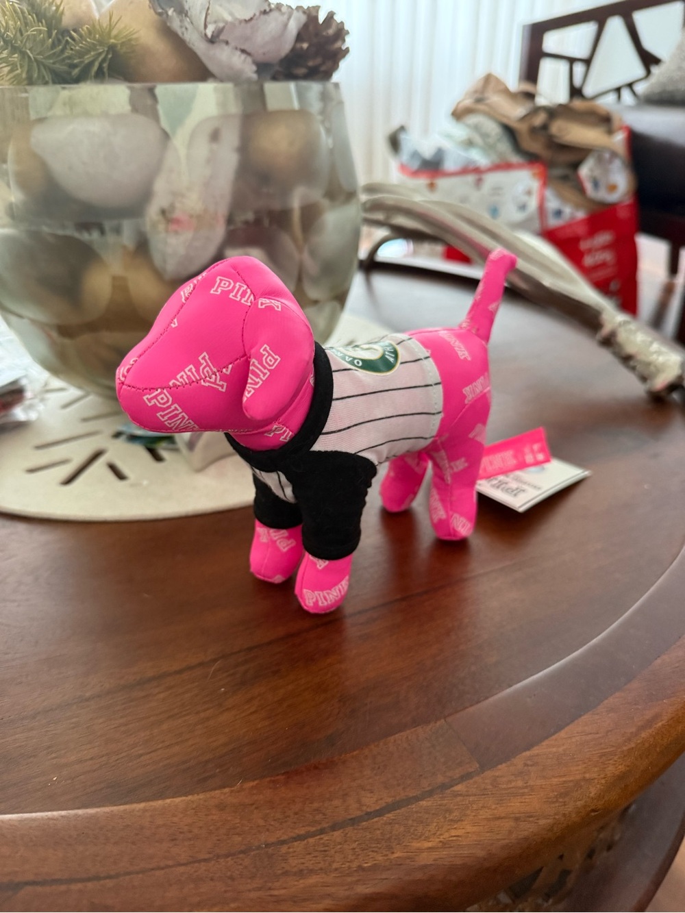 Victoria's Secret PINK MLB Oakland Athletics Plush Dog
NWT Exclusive Collectible
